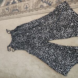 Black and white jumpsuit